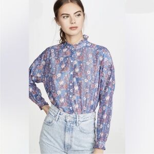 Alix of Bohemia Sonnet Floral Print Blouse